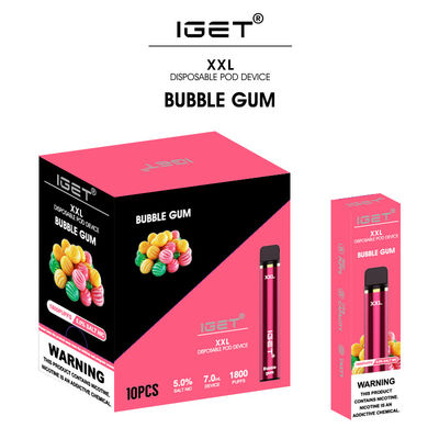 Батареи прибора 950mAh сигарет Iget стручок IGET XXL Vape электронной красочный