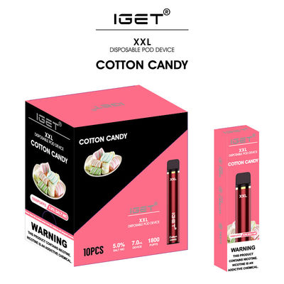 Батареи прибора 950mAh сигарет Iget стручок IGET XXL Vape электронной красочный