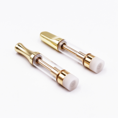 Катушка стекольной ванны патрона 1ml 0.5ml Cbd потока подсказки 510 золота металла керамическая нагревая патрон ручки Vape