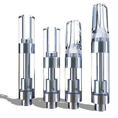 Патрон подсказки 1ml оптового круга вапоризатора масла CBD THC D8 плоского пластиковый