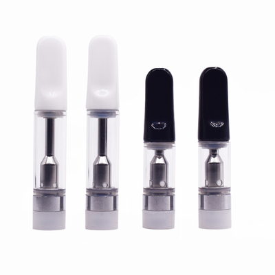 Танк патрона 0.5ml 1ml vape cbd катушки патрона потока масла 510 перепада 9 перепада 8 неэтилированный керамический пустой