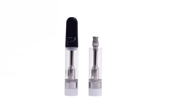 Танк патрона 0.5ml 1ml vape cbd катушки патрона потока масла 510 перепада 9 перепада 8 неэтилированный керамический пустой
