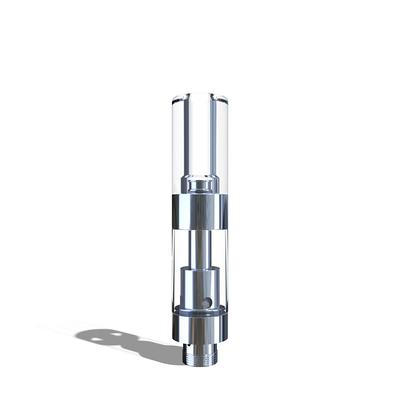 Оптовый пластиковый патрон vape масла стекольной ванны 0.5ml 1ml Pyrex подсказки тонкий толстый