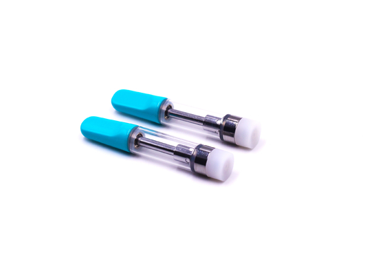 Патрон подсказки 1ml изготовленного на заказ круга вапоризатора масла печати CBD THC D8 плоского пластиковый