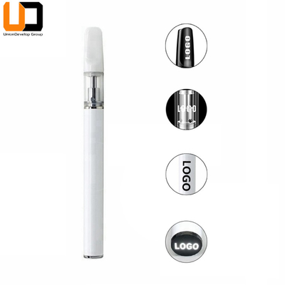 Высококачественная керамическая ручка Vape стекольной ванны катушки D5 CBD устранимая 0.5ml 1.0ml пустая