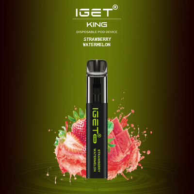 Горячая продавая ручка vape КОРОЛЯ 2600 слоек Австралии IGET устранимая с различным цветом видов выбирает