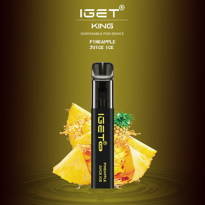 Горячая продавая ручка vape КОРОЛЯ 2600 слоек Австралии IGET устранимая с различным цветом видов выбирает
