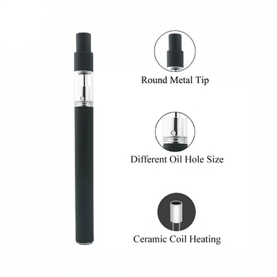 Изготовленная на заказ емкость и притяжки катушки 3.7v патрона 0.5/1.0ml ручки vape цветов масло устранимой пустой керамической автоматической толстое