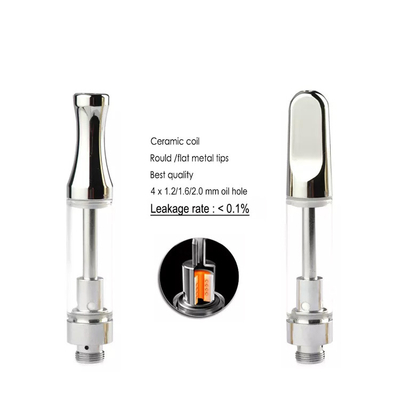 Большинств патрон vape популярного 510 cbd потока 0.5ml 0.9ml 1ml неэтилированный