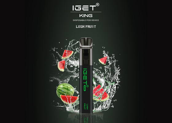 Король 2600 слойки Iget включая никотин устранимое Vape 5% пишет 9 вкусов