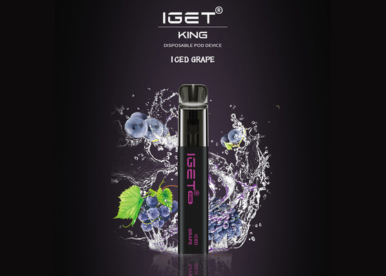 Король 2600 слойки Iget включая никотин устранимое Vape 5% пишет 9 вкусов