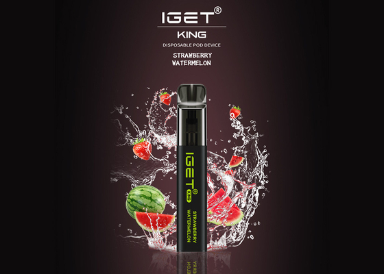 2022 горячее устранимое Vape пишут королю 2600 слойкам Iget никотина 6% доступным