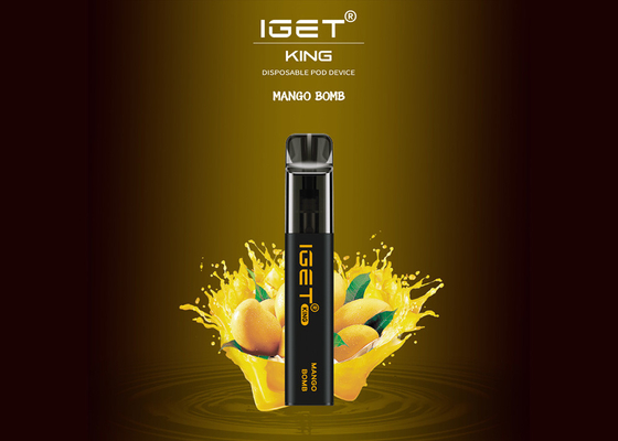 2021 вкус ручки 9 vape новой сигареты слоек КОРОЛЯ 2600 дизайна IGET устранимый