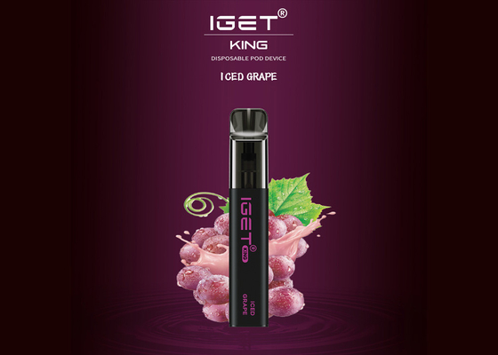 2021 вкус ручки 9 vape новой сигареты слоек КОРОЛЯ 2600 дизайна IGET устранимый