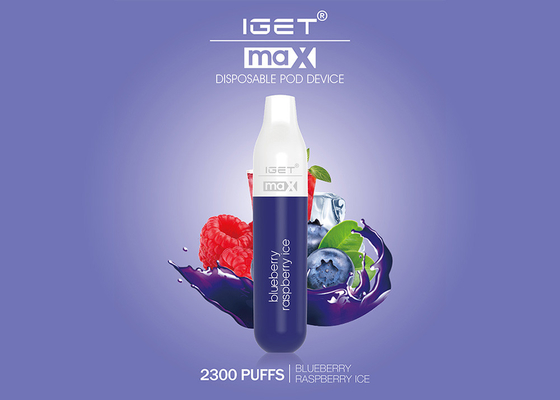 E-сигареты Vape слоек оригинала 2300 Iget Макс 100% прямых связей с розничной торговлей пишут все вкусы видов