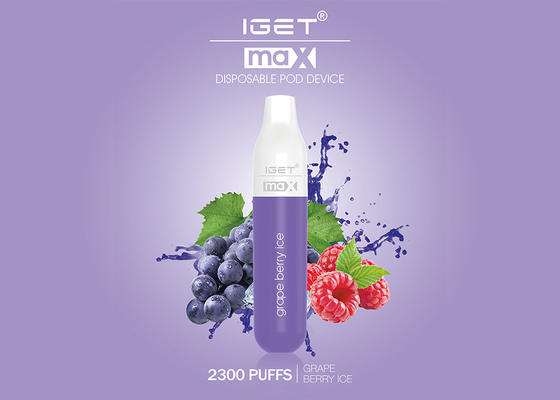 E-сигареты Vape слоек оригинала 2300 Iget Макс 100% прямых связей с розничной торговлей пишут все вкусы видов