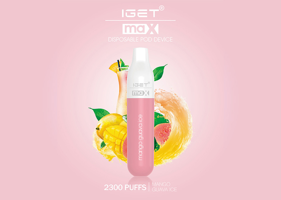 E-сигареты Vape слоек оригинала 2300 Iget Макс 100% прямых связей с розничной торговлей пишут все вкусы видов