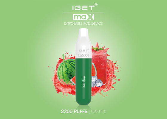 E-сигареты Vape слоек оригинала 2300 Iget Макс 100% прямых связей с розничной торговлей пишут все вкусы видов