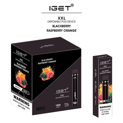 35 видов приправляют различную коробку упаковывая ручку vape соли никотина IGET XXL устранимую 5%