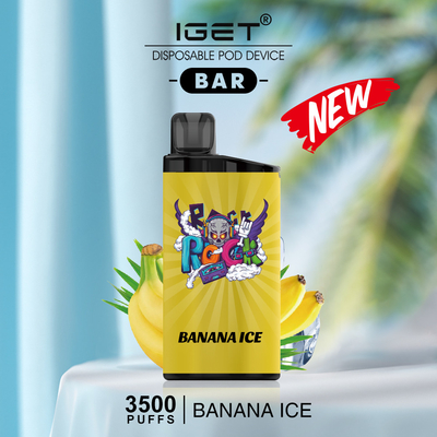 Фабрики никотина слоек 12ml 5% бара 3500 Iget сразу сигарета оптового электронная