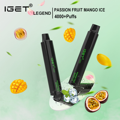 2022 новое сказание 4000 Vape первоначальное IGET СОПИТ ручка Vape никотина 5% устранимая