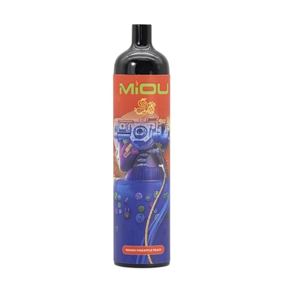 Первоначальный стручок 9000 прибора Miou устранимый сопит 750 вкусов mAh 20ml 10 перезаряжаемые