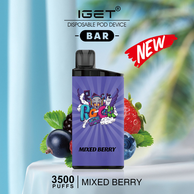 ПЕРВОНАЧАЛЬНАЯ АДВОКАТУРА УСТРАНИМОЕ VAPE IGET ПИШЕТ 3500 СЛОЕК - смешанную ягоду