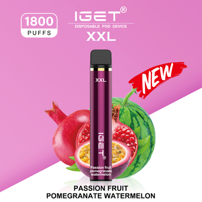 ПРИБОР 1800 IGET XXL УСТРАНИМЫЙ СОПИТ - арбуз гранатового дерева маракуйи