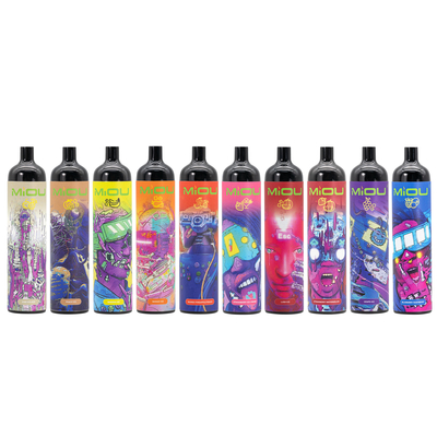 вкуса видов СЛОЙКИ 10 100% ручка vape первоначального качественного MIOU 9000 устранимая