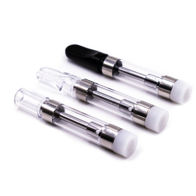 Патрон стекольной ванны vapes 1.0ml пластиковой керамической катушки wickless CBD