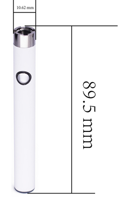 Батарея -2.8~3.5~4.2V vape cbd напряжения тока кнопки 350mah батареи B9 adjutable