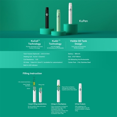 Высококачественное P25 оптовое устранимое Vape катушка 380 mah керамическая