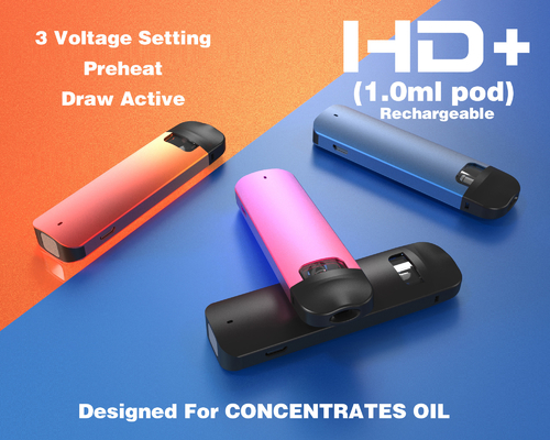Напряжение тока масла Thc емкости стручка 2ml ручки vape нержавеющей стали 316 CBD переменное