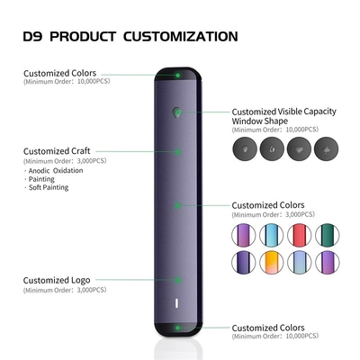 2022 топление pupular стручка 0.5/1ml 280mAh перезаряжаемые устранимого Vape керамическое