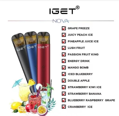 Меняемый устранимый набор Vape НОВЫ IGET с 13 вкусами